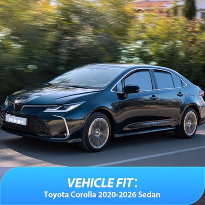 in Channel Rain Guards for Toyota Corolla Sedan 2020