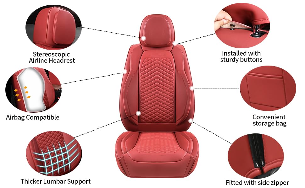 Car Seat Covers Full Set (2 Count)