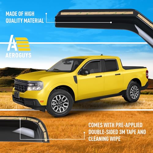 Extra Durable Window Deflectors in (4 Count)