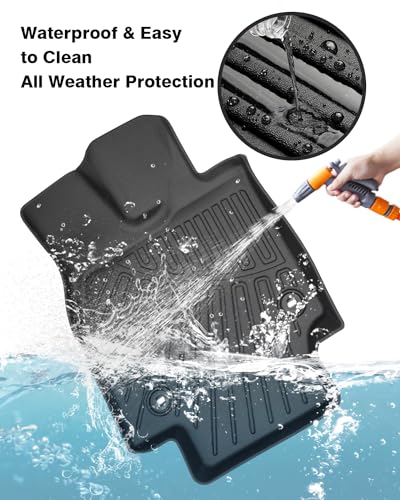 Floor Mats for 2023 2024 2025 2026 Toyota Crown All Weather 3D TPE Anti