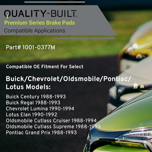 Rear Semi Metallic Brake Pads