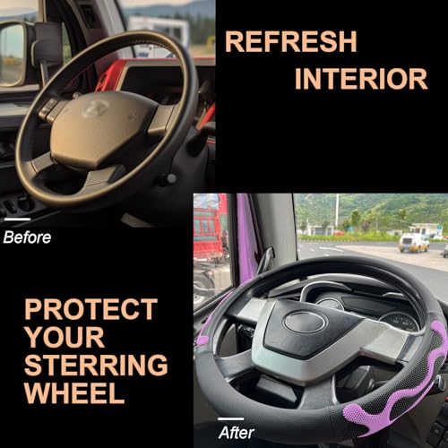 XL Comfy Grip Steering Wheel Cover for Semi Truck 18 Inch