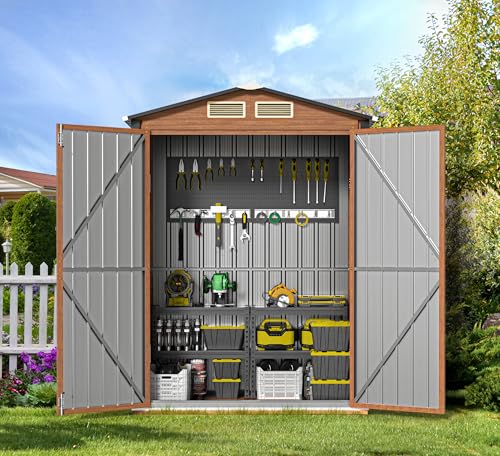 5x3 Ft Outdoor Storage Shed with Floor