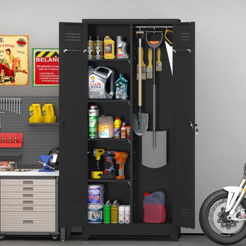 Broom Closet Storage Cabinet