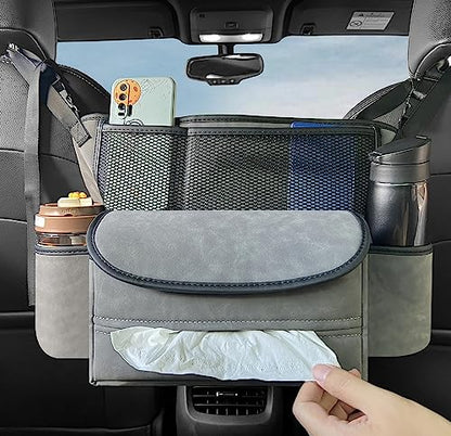 Car Suede Seat Organizer High