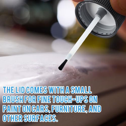 30 Pcs Touch up Paint Bottles with Brush Mixing Ball (30 Count)