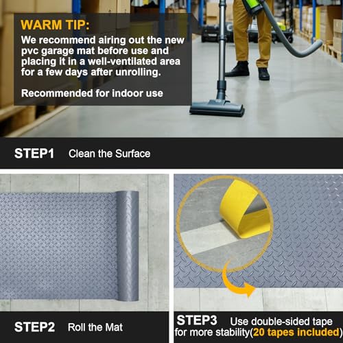 7.5x25 FT Garage Floor Mat