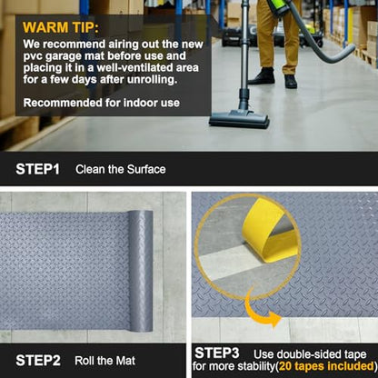 7.5x25 FT Garage Floor Mat