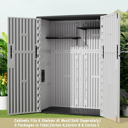 Outdoor Vertical Storage Shed