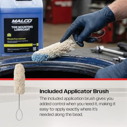 Tire Mounting and Demounting Lubricant with Applicator