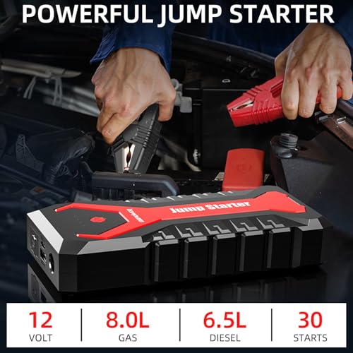 5000A 80.66Wh Portable Car Jump Starter