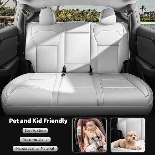 Seat Cover for Tesla Model Y Juniper 2025 2026 Compatible Airbag (14 Count)