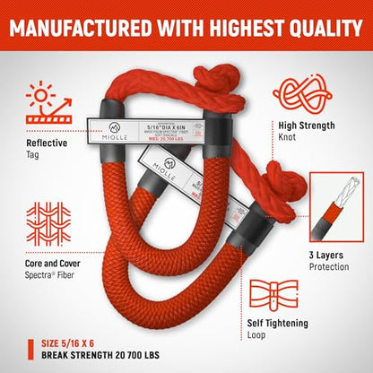 Kinetic Recovery Tow Rope 3