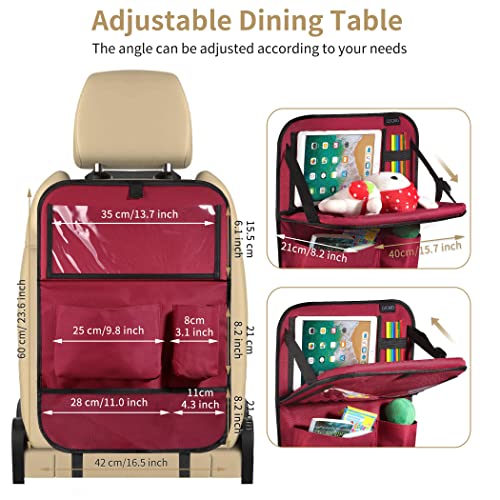 Car Backseat Organizer with Foldable Tablet Holder (18.6952 Ounce)