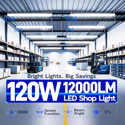 Pir Sensor 4FT 120W LED Shop Light