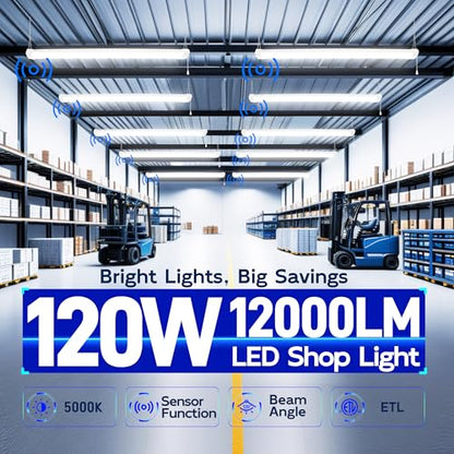 Pir Sensor 4FT 120W LED Shop Light