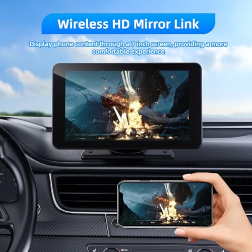Wireless Carplay and Android Auto Screen for Car