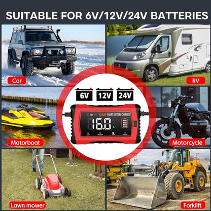 16 Amp Smart Battery Charger