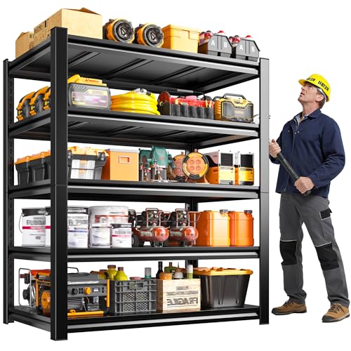 72" H Storage Shelves Heavy Duty and Wobbly