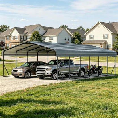 20x30 FT Heavy Duty Extra Large Metal Carport
