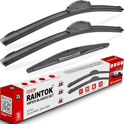 3 Pack Windshield Wiper Blades Replacement for Acura MDX 2014