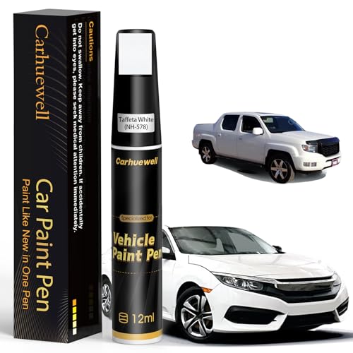 NH 578 Taffeta White Touch Up Paint Compatible with Honda