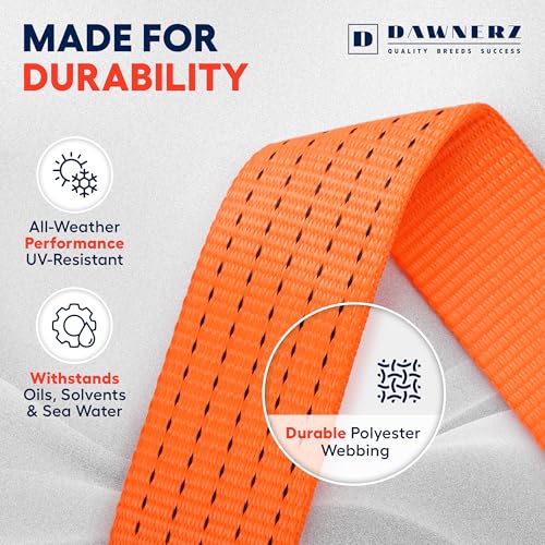 Heavy Duty Ratchet Straps 2 inch 30 ft