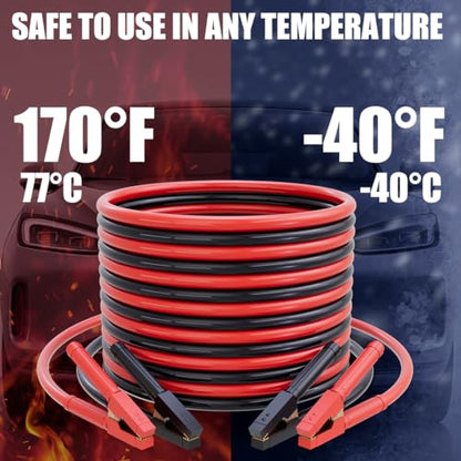 Heavy Duty Jumper Cables for Car Battery