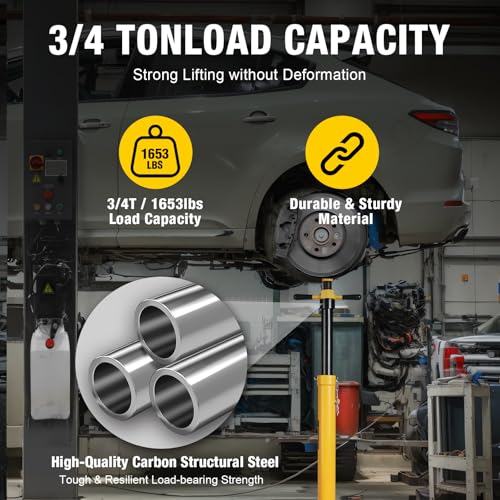 3 4 Ton Underhoist Support Stand with Two Wheels