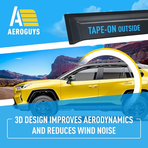 Extra Durable Window Deflectors Tape (4 Count)