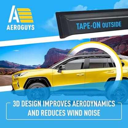 Extra Durable Window Deflectors Tape (4 Count)