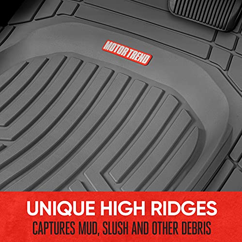 FlexTough™ Deep Dish Plus Rubber Car Floor Mats with Trunk Mat Cargo Liner