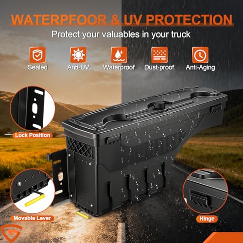 Truck Bed Swinging Toolbox Fits for Ford F (7.5 Count)