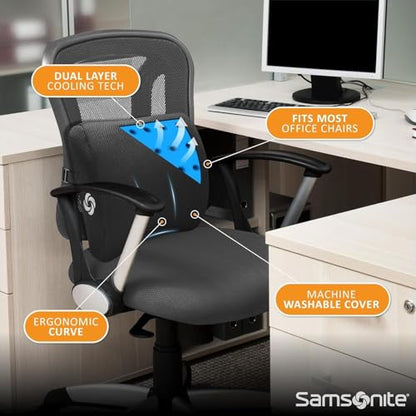 Memory Foam Lumbar Support Pillow for Office Chair