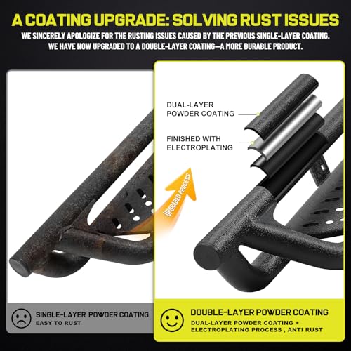 Running Boards Compatible with 2019 (2 Count)
