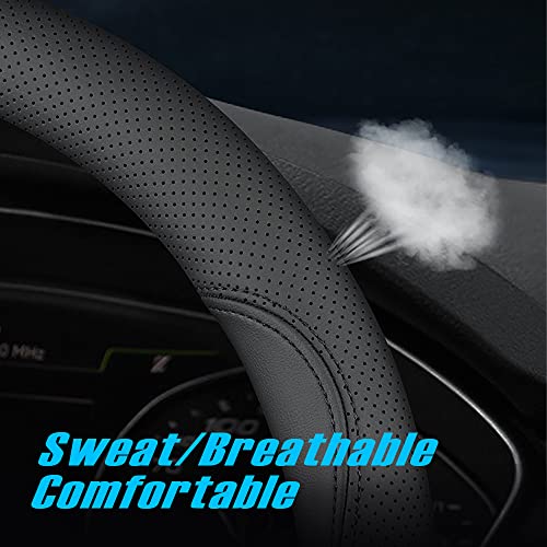 New Nappa Leather car Steering Wheel Cover
