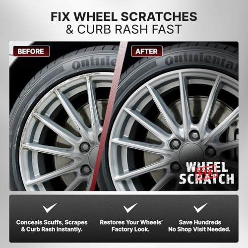 Light Silver Rim Touch Up Paint Wheel Scratch Repair Pen