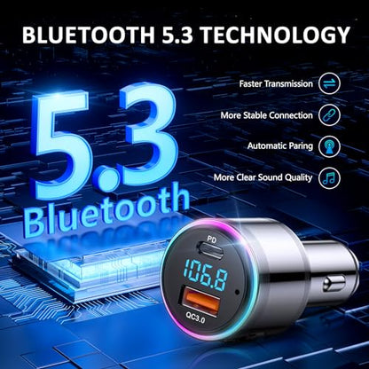 Full Metal Bluetooth 5.3 Car Adapter