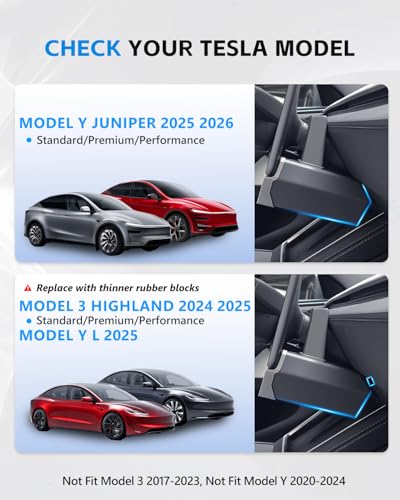 Upgraded for Tesla Model Y Juniper Under Screen Storage Organizer 2025