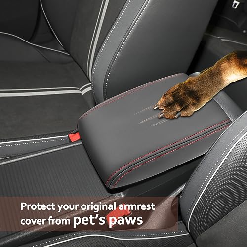 for 2020 2024 Volkswagen Golf Center Console Cover 2023 2024 Golf Accessories Armrest Cover 2023 2024 Golf R Seat Box Cover 2020