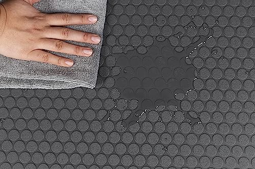 Performance Vinyl Garage Runner Small Coin Pattern