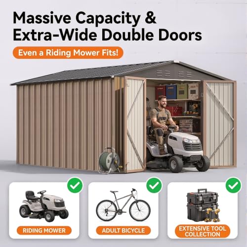 8x10 FT Outdoor Storage Shed