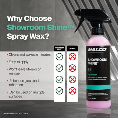Showroom Shine Spray Car Wax and Instant Detailer (16 Fl Oz)