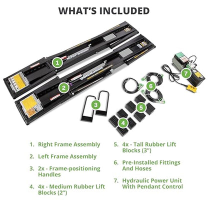 QuickJack 8000TLX Portable Car Lift with 8