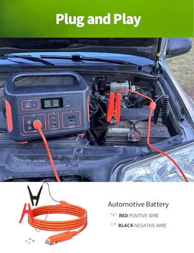 12V Car Battery Charger Cable