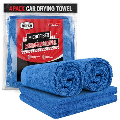 Microfiber Towels for Cars (4 Count)