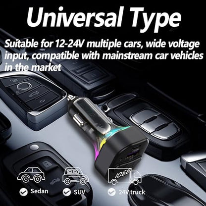 FM Transmitter Bluetooth Car Adapter
