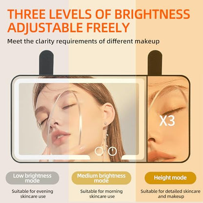 car mirror vanity Rechargeable Led