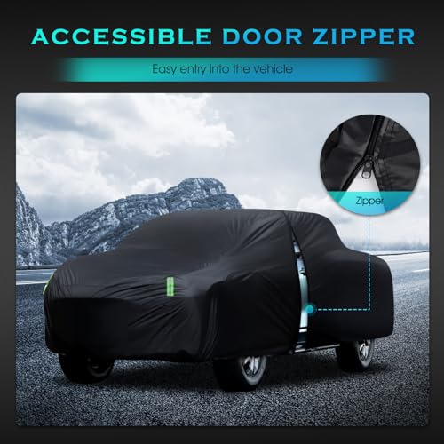 Car Cover Waterproof All Weather Full Outdoor Pickup Truck Cover Rain UV Protection
