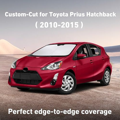Windshield Sunshade Compatible for Toyota Prius Hatchback 2010